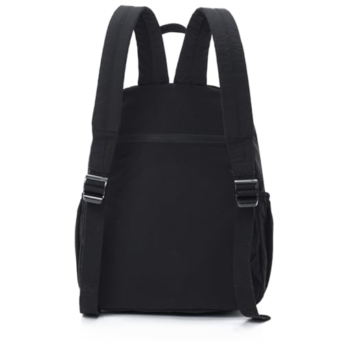 Small Nylon Backpack Mini Casual Daypack Lightweight Backpack for Women Travel Purse (Beige) - color: Beige