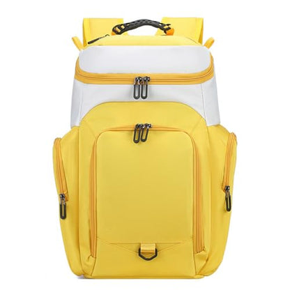 Basketball Backpack Large Sports Bag with Laptop Compartment, Ball and Shoe Compartment, for Volleyball Football - color: H