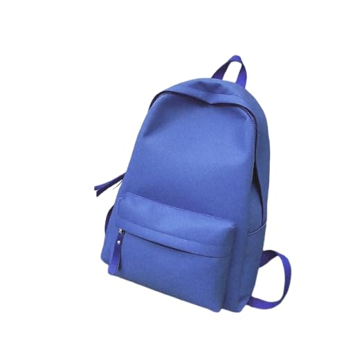 Urban Minimalist Solid Color Backpack with 14" Laptop Sleeve – Lightweight Daily Carry for Travel & Commute (blue) - color: Blue