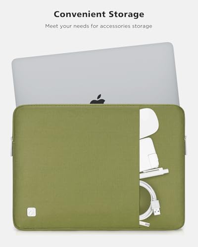 NIDOO 11 Inch 13 Inch Laptop Sleeve Computer Carrying Case Bag for 13" iPad Pro M2 M4 / 13" iPad Air M2/Surface Pro 10 9 X/ 13" MacBook Pro Air/12.7" Lenovo Tab P12 / 13" Dell Pro 13 Premium, Green - color: Green, size: 11.6 Inch / 12 inch New MacBook