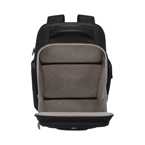 Victorinox Werks Traveler 7.0, Deluxe Backpack, Backpack with 15.6'' Laptop and 11'' Tablet Compartment, Black