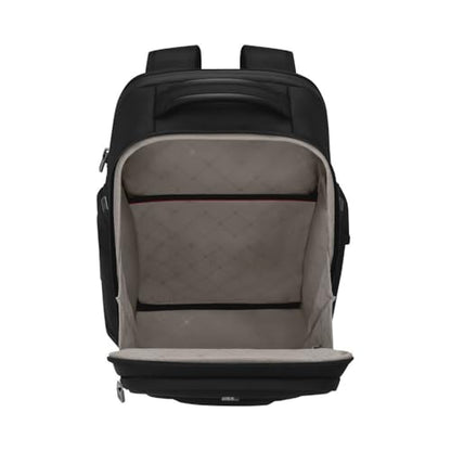 Victorinox Werks Traveler 7.0, Deluxe Backpack, Backpack with 15.6'' Laptop and 11'' Tablet Compartment, Black