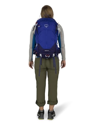 Osprey Sirrus 34L Women's Hiking Backpack, Elderberry Purple/Chiru Tan - color: Elderberry Purple/Chiru Tan, size: 34L