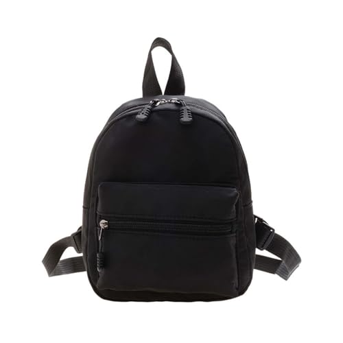 Small Backpack for Women and Girls, Mini Backpack Purse Stylish Lightweight Backpacks Casual Womens Backpacks with 2 Pockets (Black) - color: Black