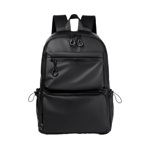 Stylish Minimalist Daily Backpack, Fashion-Forward Accessory For Commute & Daily Matching(Black) - color: Black