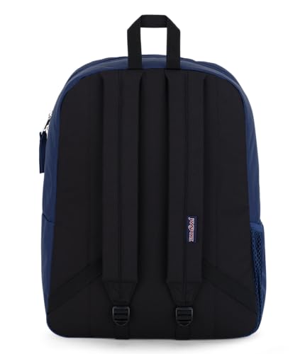 JanSport Cross Town Backpack 17" x 12.5" x 6" - Simple Bag for Everyone with 1 Main Compartment, Front Utility Pocket - Premium Class Accessories - Navy - color: Navy