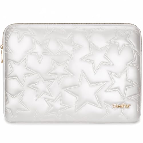 14 inch Laptop Sleeve Case for 14" MacBook Pro M5 M4 Max, Surface Laptop Studio 2, ThinkPad E14 Gen 6, IdeaPad 3i, 14.5" XPS 14, Inspiron 14, 14" Yoga Pro 7, HP Laptop Bag Cover, Off-White - color: Off-white, size: 14 inch / Macbook 14
