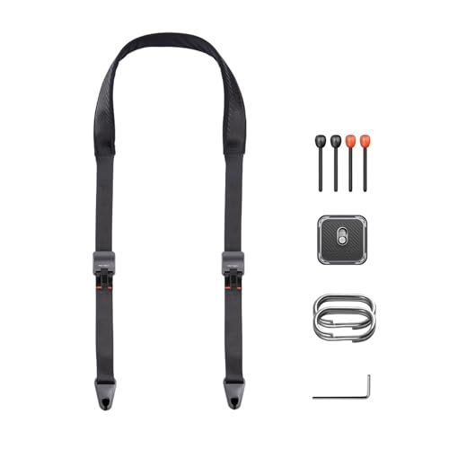 PGYTECH 1.8" Wide Padded Camera Strap w Quick Release Plate for DSLR/SLR - color: Night Black