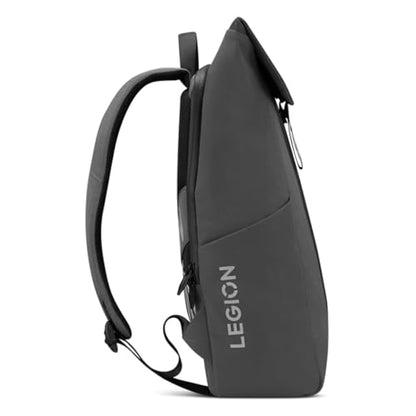 Lenovo Legion Gaming Backpack GB400 for Computers Up to 16 Inch - Lightweight Water Repellant Bag with Multiple Pockets, & Superior Valuables Protection for Gamers (Black) - style: Gb400
