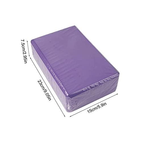 Yoga Blocks 2 Pack, Premium EVA Foam Blocks for Yoga, Pilates, Meditation, High Density Non-Slip Yoga Brick Foam Blocks, Yoga Accessories for Women, 9' 'x6' 'x3' '