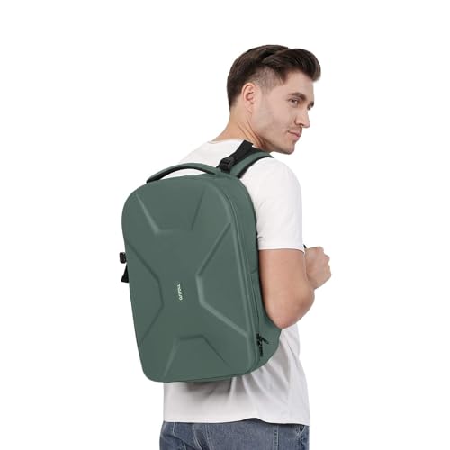 MOSISO Camera Backpack, DSLR/SLR/Mirrorless Photography Camera Bag 15-16 inch Waterproof Hardshell Case with Tripod Holder&Laptop Compartment Compatible with Canon/Nikon/Sony, Emerald Green - color: Emerald Green