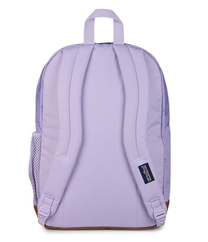 JanSport Cool Backpack with 15-inch Laptop Sleeve, Large Computer Bag Rucksack with 2 Compartments, Ergonomic Straps, Pastel Petals - Lilac - color: Pastel Petals Lilac/Blue/Pink/Green
