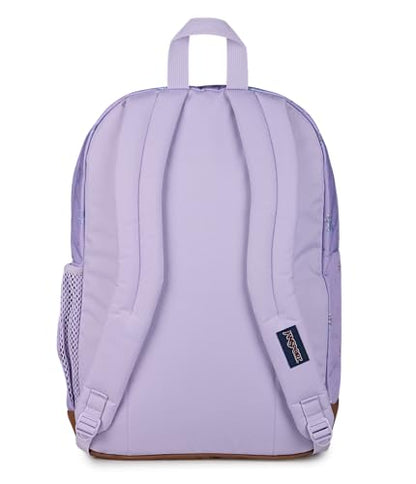 JanSport Cool Backpack with 15-inch Laptop Sleeve, Large Computer Bag Rucksack with 2 Compartments, Ergonomic Straps, Pastel Petals - Lilac - color: Pastel Petals Lilac/Blue/Pink/Green