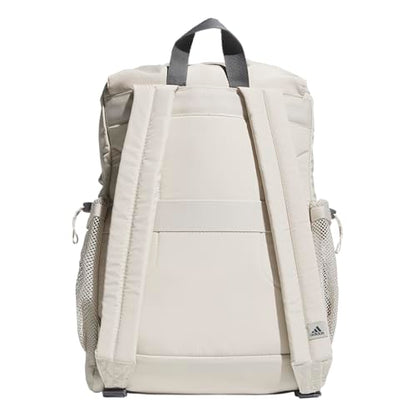 Saturday Sport Fashion Compact Small Size Backpack - color: Alumina Beige/Grey Four
