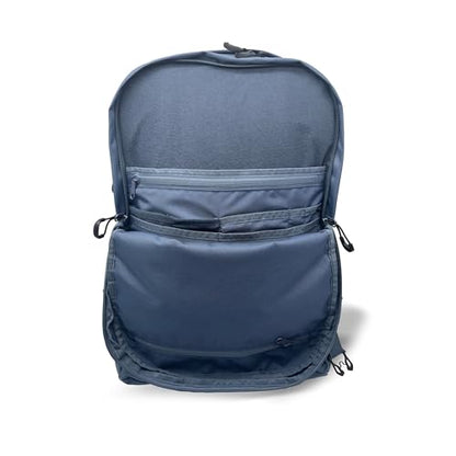 Lewis N. Clark 28L Hiking Daypack – Full-Size Trail Backpack with Padded Straps, Rain Cover & Removable Laptop Sleeve - color: Blue, size: 28L