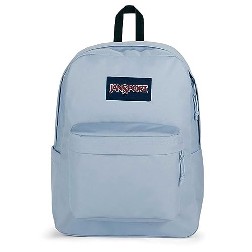 JanSport SuperBreak Plus Backpack with Padded 15-inch Laptop Sleeve and Integrated Bottle Pocket - Spacious and Durable Daypack for Work and Travel - Blue Dusk - color: Blue Dusk