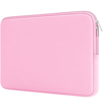 RAINYEAR 11-11.6 Inch Laptop Sleeve Protective Case Soft Carrying Cover Compatible with MacBook Neo A18 11.6" MacBook Air for 11" Notebook Tablet Chromebook (Pink) - color: Pink, size: 11"-11.6"