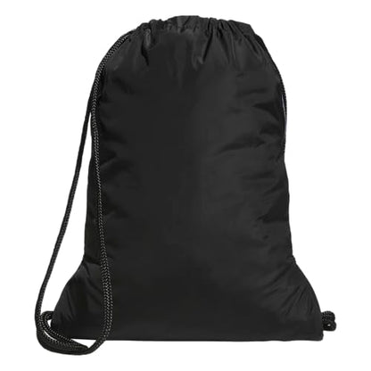 adidas Alliance Sackpack – Drawstring Backpack for Sports, Small Gym Bag, Twill Onix Grey/Black/3, OSFA - color: Twill Onix Grey/Black/3
