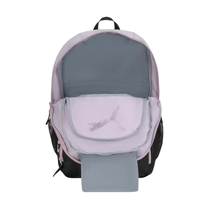 PUMA unisex-adult Contender Backpack with Laptop Sleeve, Item Organizer & Media Pocket - color: Lilac Frost/Rose Mauve