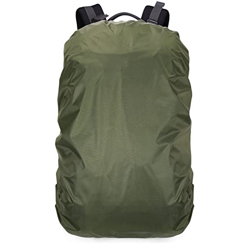Muka Backpack Rain Cover with Cross Buckle Straps & Storage Pouch (20-80L) - color: Army Green, size: Large