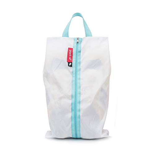 pack all Ultralight Shoe Bag for Travel, Water-Resistant Shoe Pouch for Gym, Odor-Resistant Soccer Cleats Bag for Sport (White, 1-Pack) - color: White, style: 1 Pack