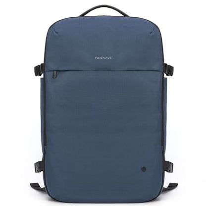 PUREVAVE Laptop Backpack for Men, and Women, YKK Zippers - color: Dark Blue