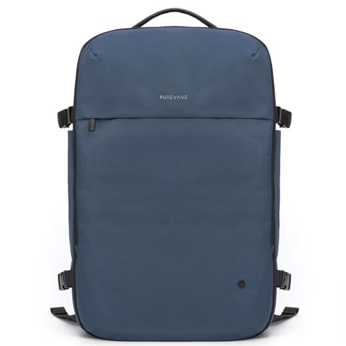 PUREVAVE Laptop Backpack for Men, and Women, YKK Zippers - color: Dark Blue