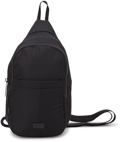 Reebok Unisex Crossbody Bag - Convertible Compact Durable Cross Body Bag for Women and Men - Gym and Travel Essentials, Size One Size, Thea II Black - color: Thea II Black