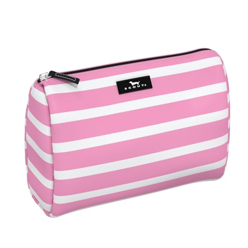 SCOUT Packin' Heat Toiletry Bag - Makeup, Toiletry & Cosmetic Bag, Fits Full Size Items, Inside Pocket, Water-Resistant, Zips Closed - color: Palmetto Pink