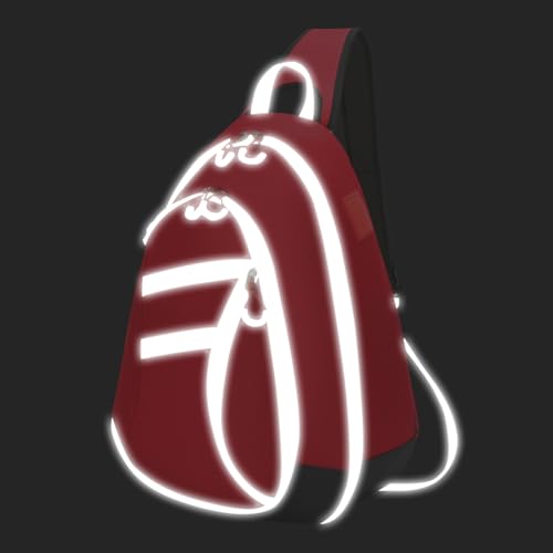 First Aid Sling Bag Backpack,Sling Crossbody Bag,Heavy Duty Emergencies Medical Bag,For Cycling Camping Traveling. (Red, L) - color: Red, size: Large