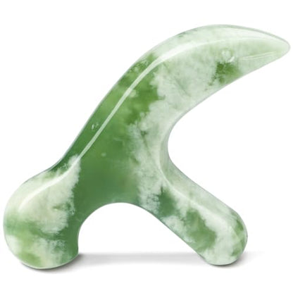 ideayard Trigger Point Acupressure Reflexology Massage Tool, Deep Tissue Massage for Full Body Relaxing Myofascial Release Pain Relief - color: 1pcs Jade