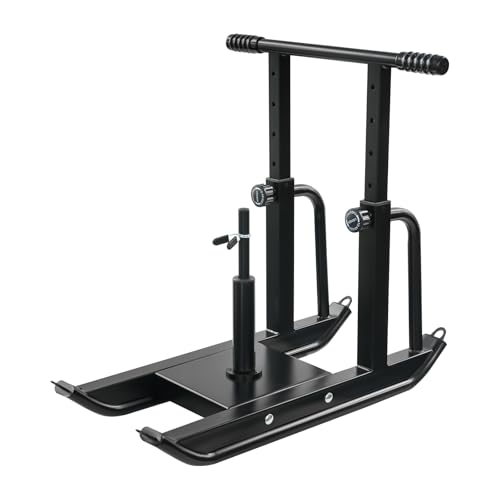 Weight Sled, Fitness Sled, Heavy-Duty Push Pull Sleds, 5 Levels Adjustable Height Weight Training Sleds for Enhance Muscle Strength and Improve Speed