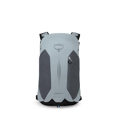 Osprey Hikelite LT 22L Hiking Backpack - Lightweight Travel Daypack with Rain Cover for Men and Women, Silver Lining - color: Silver Lining, style: 22l