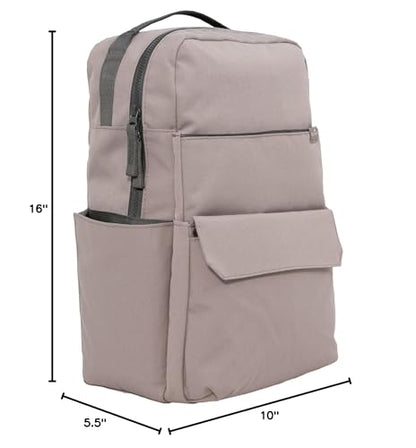 RED ROVR Roo Lightweight 1 LB Diaper Bag Backpack | 11 organizational pockets| Durable & Water-Resistant (Truffle) - color: Truffle