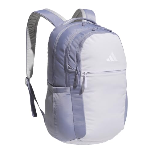 adidas PHNM Backpack for Laptop, School and Travel, 28L - color: Silver Violet Purple/Frozen Purple