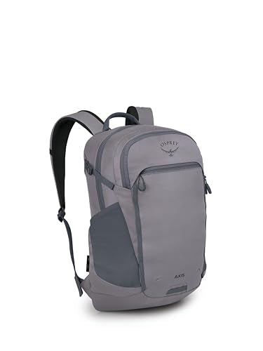 Osprey Axis Laptop Backpack – Sleek Everyday Pack with Laptop Sleeve, Water Bottle Pockets & Compression Straps - color: Soundwave Grey