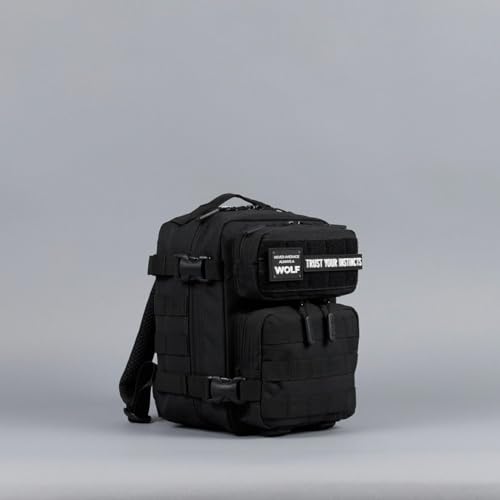WOLFpak 9L Mini Meal Prep Management Backpack (Alpha Black) Lunch Box, Cooler, Travel, Insulated Bag, Daypack - color: Alpha Black