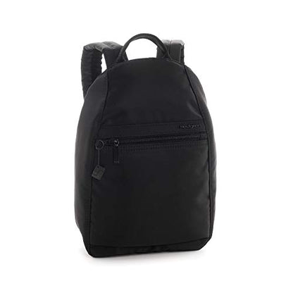 Hedgren VOGUE SMALL Backpack – Rear Zip Main Access, Padded Tablet Pocket, RFID-Blocking Security, Adjustable Straps & Water-Repellent Nylon - 5.86 L (Black) - color: Black