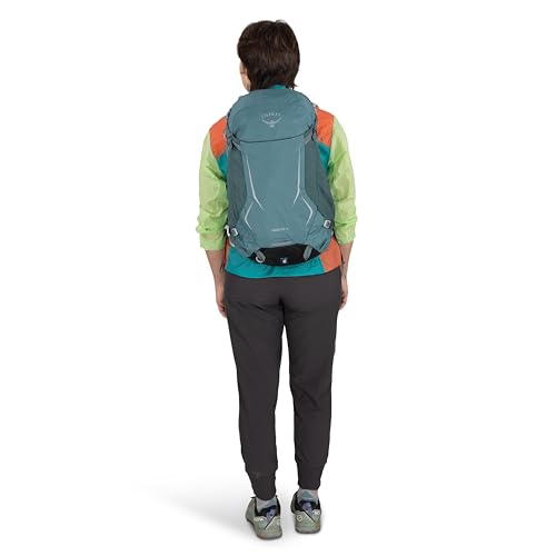 Osprey Hikelite 26L Durable Hiking Backpack - Travel Daypack with Rain Cover for Men and Women, Graphite Purple - color: Graphite Purple, style: 26l