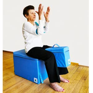 Pain Free At Sea-Posture Therapy Strap/Yoga Belt (AQUA)-Intended for Egoscue Execises, Yoga, Pilates-BEST NON SLIP BUCKLE - color: AQUA