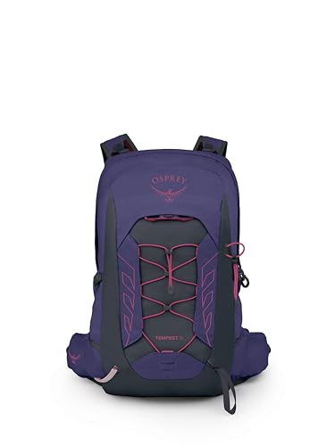 Osprey Tempest 11L Women's Lightweight Hiking Backpack - Small Daypack for Travel & Camping, Deep Fig/Hotspot Pink - color: Deep Fig/Hotspot Pink, size: 11L - Standard Fit