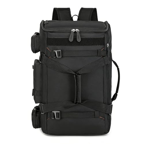 Snowboard Skateboard Duffle Bag Backpack for Men Women, 50L Waterproof Sports Gym Bag Carry On Backpack Weekender Overnight for Travel Hiking Camping Fitness Black - color: Z01-Black