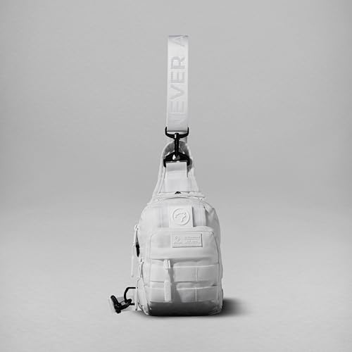 WOLFpak 4L Mini Tactical Sling Bag (Snow Leopard) Compact Crossbody Backpack for Gym, Travel & EDC | Tactical Shoulder Bag with Multiple Pockets – Lightweight, Durable Sling Pack for Men & Women - color: Snow Leopard