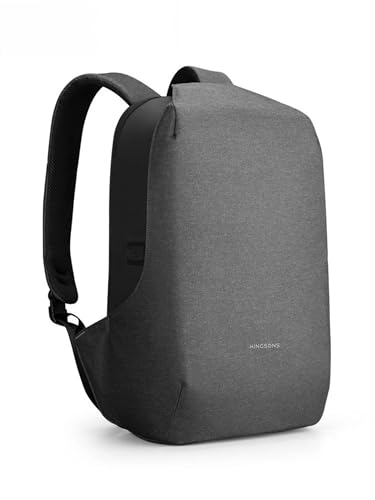 Kingsons Anti-Theft Laptop Backpack-TSA Lock Travel Slim Backpack with USB Charging,Waterproof Polyester Fits 15.6 Inch Laptop for Men Business Office Commuting Hiking Work Black - color: Ks3233w-a-us