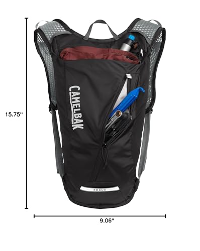 CamelBak Rogue Light 7 Hydration Backpack with Crux Reservoir, Lightweight Ventilated Design for Biking and Hiking - color: Black 2.0