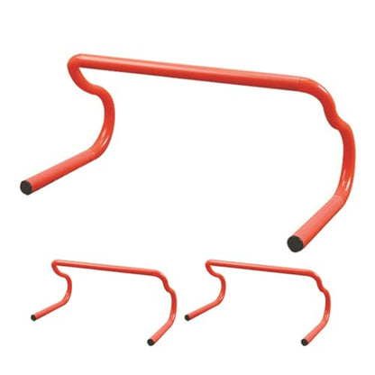 OSALADI 3pcs Detachable Athletic Speed Training Hurdles Orange Agility Training Equipment for Soccer Football Track Field Plyometric Drills