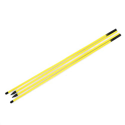 RiToEasysports Swing Trainer Epoxy Fiberglass Direction Indicator Stick 48.23in Foldable Practice Stick for Putting Swing Alignment Training for Beginners and Coaches