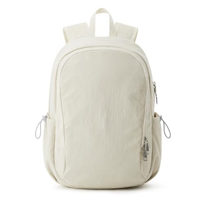 G4Free 15L Hiking Backpack, Bookbag for Students, Lightweight Water Resistant Daypack for Travel School College Women Men (Beige) - color: Beige