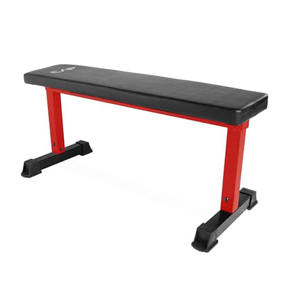 Cap Barbell Flat Weight Bench Color Series - color: Red