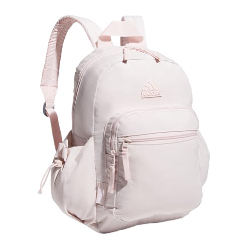 adidas Weekender Backpack – Small Lightweight Everyday Bag, 19L, Sandy Pink/1, OSFA - color: Sandy Pink/1